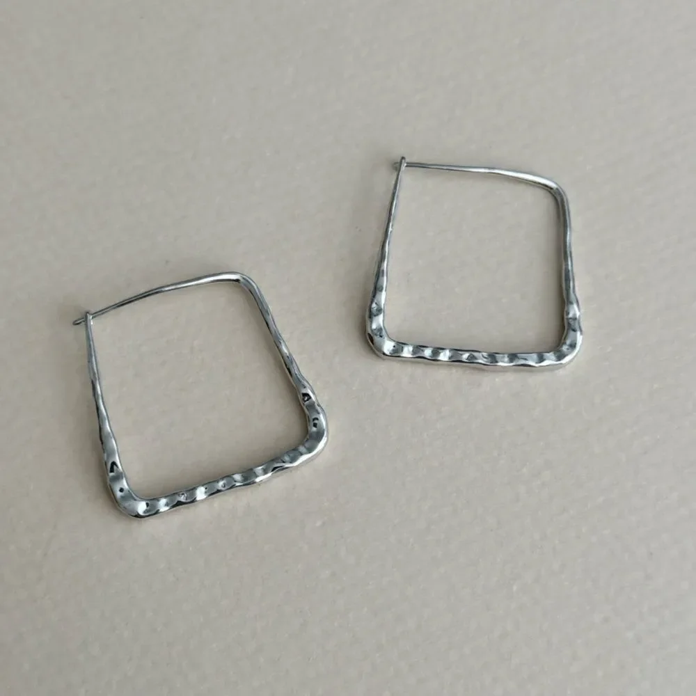 Square Hoop Earrings #2388